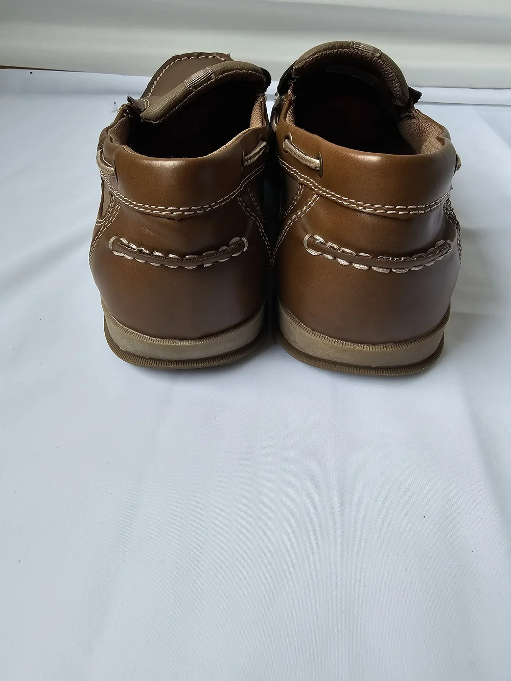 Stone Canyon Men's Brown Slip-On Boat Shoes / Loafers - Size 8.5M